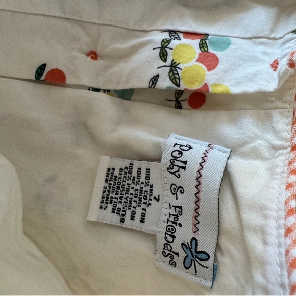 Polly and Friends Girls Floral Dress Size 7 - Picture 3 of 3